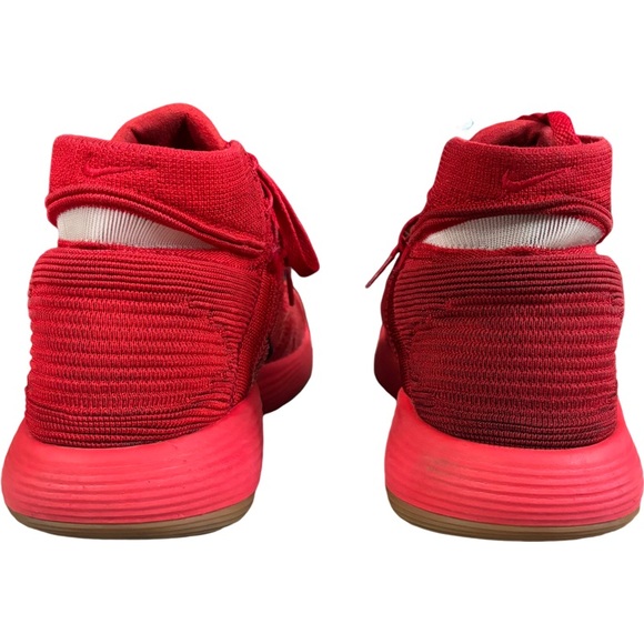 NIKE Men's "React Hyperdunk Flyknit" Red Shoes 917726-600 Size 12 - Picture 7 of 9